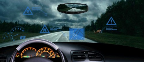Windshield dashboard distractions